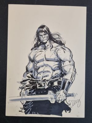 Beyruth , Danilo - illustration originale - Conan le barbare | Galerie des bulles