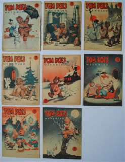 Tom Poes Weekblad Jaargang I deel 1-8 | Zwiggelaar Auctions