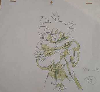 Dragon Ball Z - Sangoku and Chichi RARE original animation drawing - EO | Catawiki