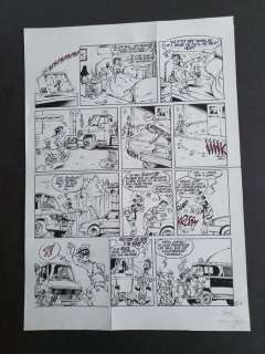 Olis - Planche originale - Garage Isidore | Catawiki