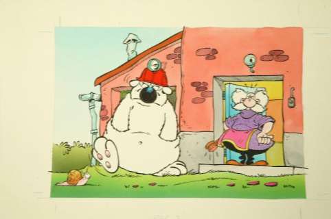 Dupa | Cubitus, illustration couleurs Ã  l’encre de Chine… | Banque Dessinée