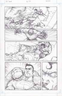 Alex Konat | Batman Superman Annual 3 Pg 23 Universe’s Finest Vol 6 Superman Killer Croc Clayface | TDArt