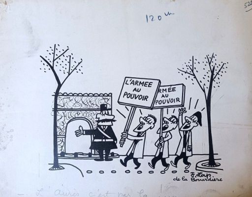 Jacques Laplaine... | Lot 338 - Jacques Laplaine dit Lap (1921-1987) «Dessin pour le... | misc / divers