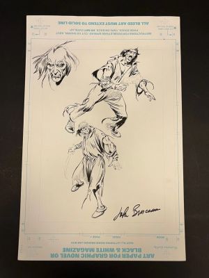 Buscema, John (1927-2002) Etude... | Lot 327 - BUSCEMA, John (1927-2002) Etude de personnage. Encre... | Oger-Blanchet
