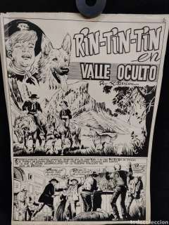 12 dibujos originales R.Beyloc, Rin-tin-tin, historia completa