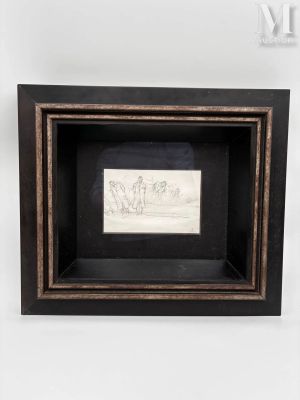 Bilal, Enki (Né En 1951) | Lot 75 : Dessin au crayon sur calque représentant un groupe d’hommes. Signé… | Millon