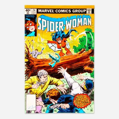 Lot 347 - Andy Yanchus, Spider-Woman #24 Cover Color Guide (Marvel Comics, 1980) | Landry Pop Auctions