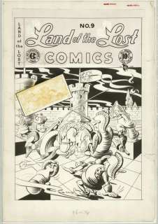 140: Bailey Land of the Lost 9 cover original comic art | Russ Cochran