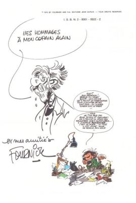 Lot 188 - Fournier. Dessin original dédicacé Spirou | BDEnchères