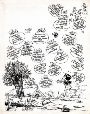Lot 626 - Jidéhem. Illustration originale Sophie | BDEnchères