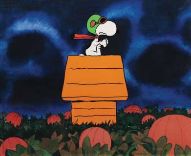 â€œSnoopyâ€ as the â€œFlying Aceâ€ publicity cel from It’s the Great Pumpkin, Charlie Brown TV Special. | Profiles in History