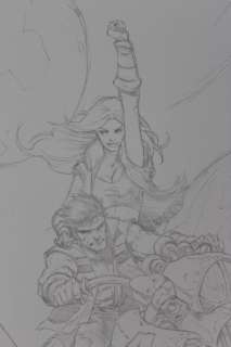 Romano (Molenaar) - Originele covertekening in potlood - Storm en Roodhaar voor Por Dios nr. 1 - (2010) | Catawiki