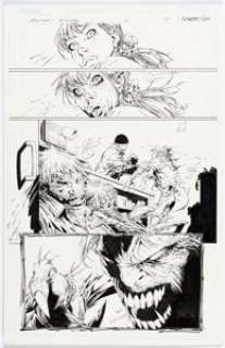 Marc Silvestri and Joe Weems V - Hunter-Killer #0 Story Page 4 Original Art (Image, 2005).