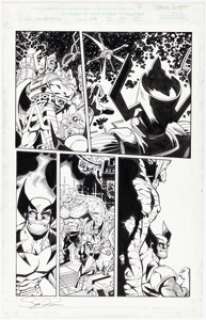 Steve Scott and Scott Koblish - Wolverine #138 Story Page 17 Original Art (Marvel, 1999).