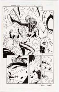Casey Jones - Spider-Girl #51 Story Page 17 Original Art (Marvel, 2002)....