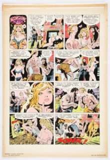 Frank Thorne | Playboy Moonshine McJugs Complete 1-Page Story Original Art (HMH, 1980s).... | Heritage