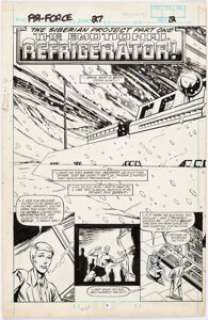 Alan Kupperberg | Psi-Force #27 Story Page 2 Original Art (Marvel/New Universe, 1989).... | Heritage