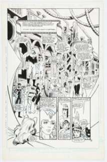 Todd McFarlane And Tony Dezuniga | Infinity, Inc. #31 Splash Page 18 Original Art (DC, 1986).... | Heritage