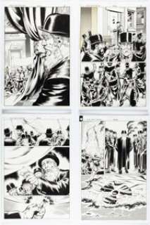 Valiant Comics Artist - Solar, Man of the Atom Annual Story Pages 1-4 Original Art (Valiant, c. 1990s).... (Total: 4 Original Art)