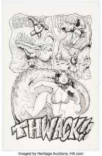 Unidentified Alternative Art Comic Artist - Devon Massey Cavewoman: Raptor #1 Story Page 6 Original Art (Basement, 2002)....