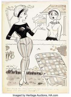 Decarlo, Dan | Dan DeCarlo Humorama Gag Cartoon Original Art (Timely Features/Humorama Publ., 1962). ... | Heritage
