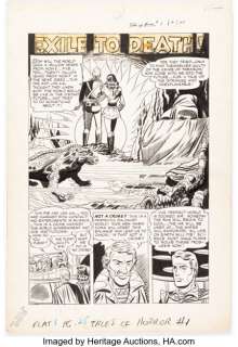 Molno, Bill | Bill Molno Tales of Horror #1 Story Page 25 Original Art (Toby, 1952).... | Heritage