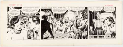 Raymond, Alex | Alex Raymond Rip Kirby Daily Comic Strip #732 Original Art dated 7-1-48 (King Features Syndicate, 1948). ... | Heritage
