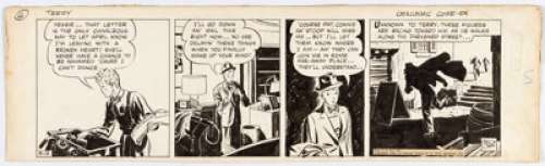Caniff, Milton | Milton Caniff Terry and the Pirates Daily Comic Strip Original Art dated 5-13-39 (Chicago Tribune/N.Y. News Syndic... | Heritage