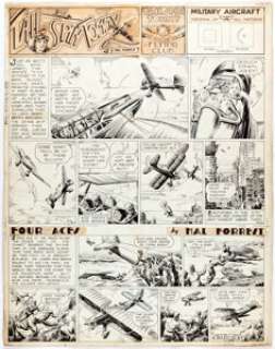 Forrest, Hal | Hal Forrest Tailspin Tommy Sunday Comic Strip #420 Original Art dated 10-31-37 (Bell Syndicate, 1937).... | Heritage