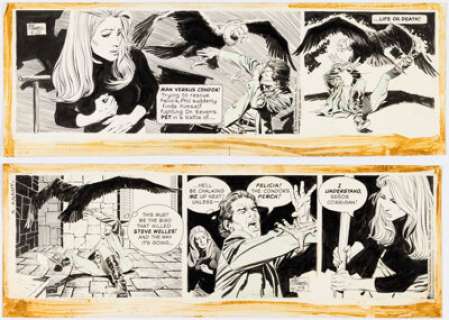 Williamson, Al | Al Williamson Secret Agent Corrigan Daily Comic Strips Original Art Group of 2 (King Features, 1973).... (Total: 2 Original Art) | Heritage
