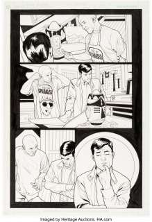 Harris, Tony - Tony Harris and Tom Feister Ex Machina #8 Story Page 5 Original Art (DC, 2005)....