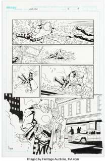 Image Comics artist - Jason Howard The Astounding Wolf-Man #6 Story Page 7 Original Art (Image, 2008)....