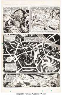 Kupperberg, Alan - Alan Kupperberg, Rod Santiago, and Rudy Mesina Rampaging Hulk #8 Story Page 3 Bloodstone Original Art (Marvel, 197...