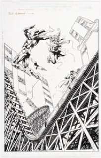 Velluto, Sal - Sal Velluto and Bob Almond Black Panther #37 Splash Page 11 Original Art (Marvel, 2001-2002)....