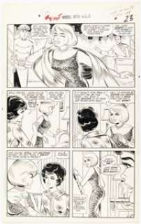 Goldberg, Stan - Stan Goldberg and Bill Everett (attributed) Modeling with Millie #41 Story Page 15 Original Art (Marvel, 1965)....