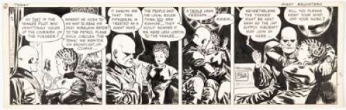 Caniff, Milton | Milton Caniff Terry and the Pirates Daily Comic Strip Original Art dated 4-15-44 (News Syndicate Co. Inc., 1944). ... | Heritage