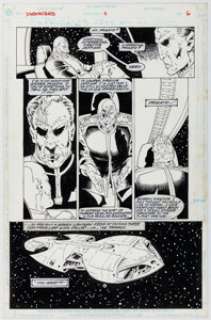 Byrd, Mitch - Mitch Byrd and Ken Branch Darkstars #11 Story Page 6 Original Art (DC, 1993)....