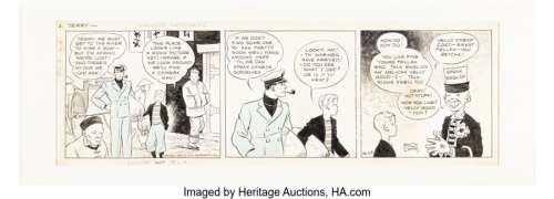 Caniff, Milton - Milton Caniff Terry and the Pirates Daily Comic Strip #2 Original Art dated 10-23-34 (News Syndicate Co., Inc., 19...