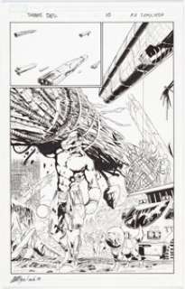 Marvel Artist - Miguel Sepulveda The Thanos Imperative: Devastation #1 Story Page 10 Original Art (Marvel, 2011)....
