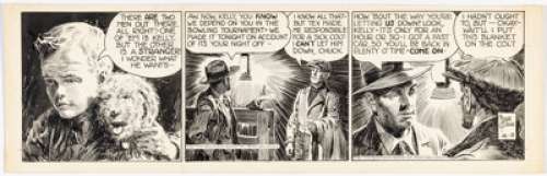 Godwin, Frank | Frank Godwin Rusty Riley Daily Comic Strip Original Art dated 4-9-48 (King Features, 1948). ... | Heritage