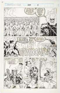 Adams, Arthur | Arthur Adams and Al Milgrom Fantastic Four #349 Story Page 3 New Fantastic Four Original Art (Marvel, 1991).... | Heritage