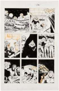 Lapham, David - David Lapham and John Dixon Harbinger #1 Story Page 13 Original Art (Valiant, 1992)....