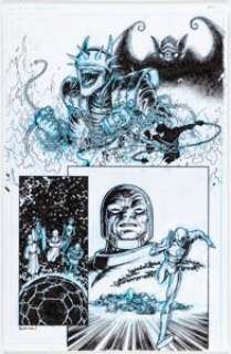 DC Artist - Chris Burnham Justice League Incarnate #4 Story Page 10 Original Art (DC, 2022)....
