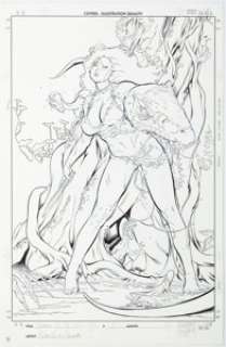 Marvel Artist - Khari Evans and Jimmy Palmiotti Shanna the She-Devil: Survival of the Fittest #2 Cover Original Art (Marvel, 2007)...