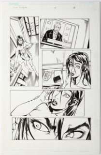 Tortosa, Wilson - Wilson Tortosa and Jonathan Sibal Tomb Raider: The Series #38 Story Page 16 Original Art (Image, 2004)....