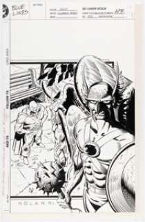 Nolan, Graham | Graham Nolan Hawkworld #22 Cover Original Art (DC, 1992).... | Heritage