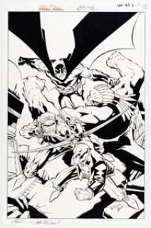 McDaniel, Scott - Scott McDaniel and Andy Owens Green Arrow #71 Cover Original Art (DC, 2007)....