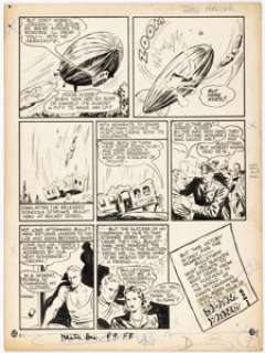 Fawcett Artist | Fawcett Artist - Bulletman Story Page 9 Original Art (Fawcett, c. 1940).... | Heritage