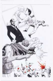 Unidentified Dynamite Entertainment artist - Eman Casallos Jennifer Blood #23 Story Page 4 Original Art (Dynamite, 2013)....