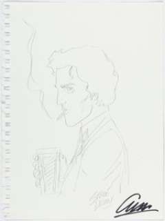 Dillon, Steve - Steve Dillon - Jesse Custer (Preacher) Sketch Original Art (undated)....